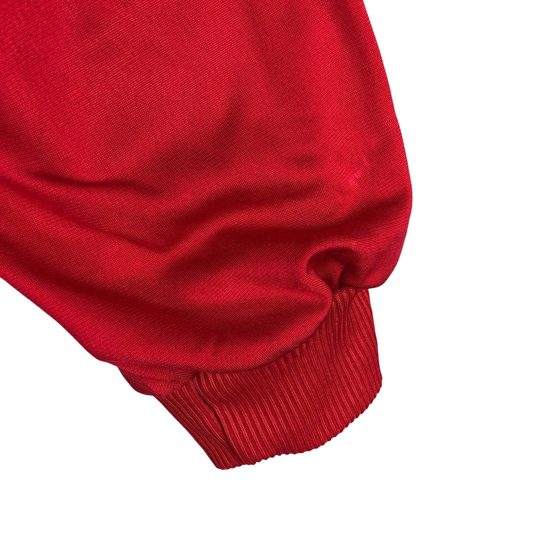 Vintage 80s-90'S Adidas track jacket, size S, men's polyester red type Vintage Second Hand