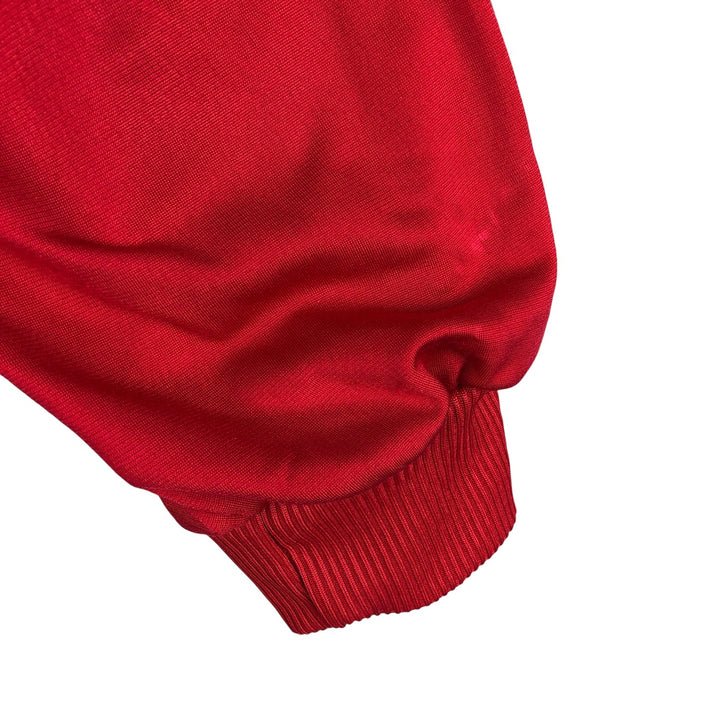 Vintage 80s-90'S Adidas track jacket, size S, men's polyester red type Vintage Second Hand
