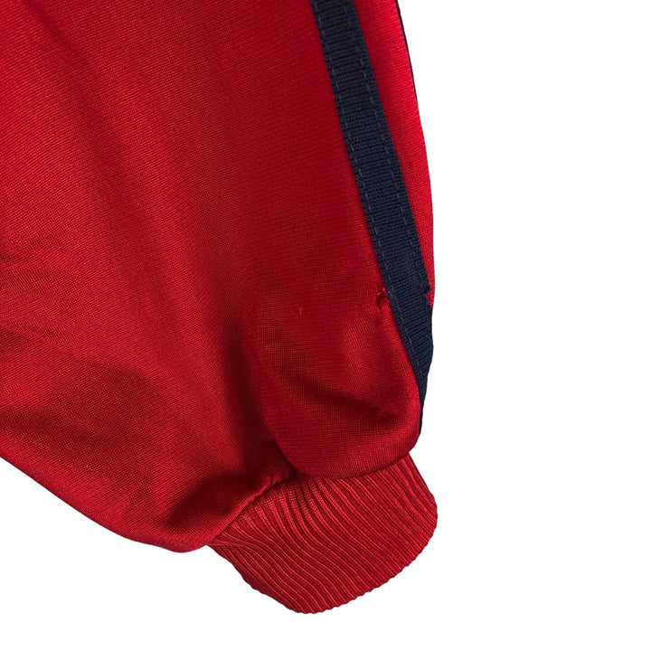 Vintage 80s-90'S Adidas track jacket, size S, men's polyester red type Vintage Second Hand