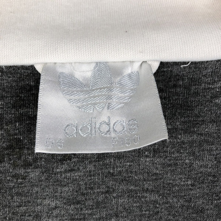 Vintage 80s-90'S adidas track jacket, men's M size polyester black type Vintage Second Hand