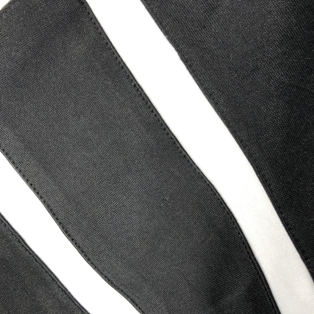 Vintage 80s-90'S adidas track jacket, men's M size polyester black type Vintage Second Hand