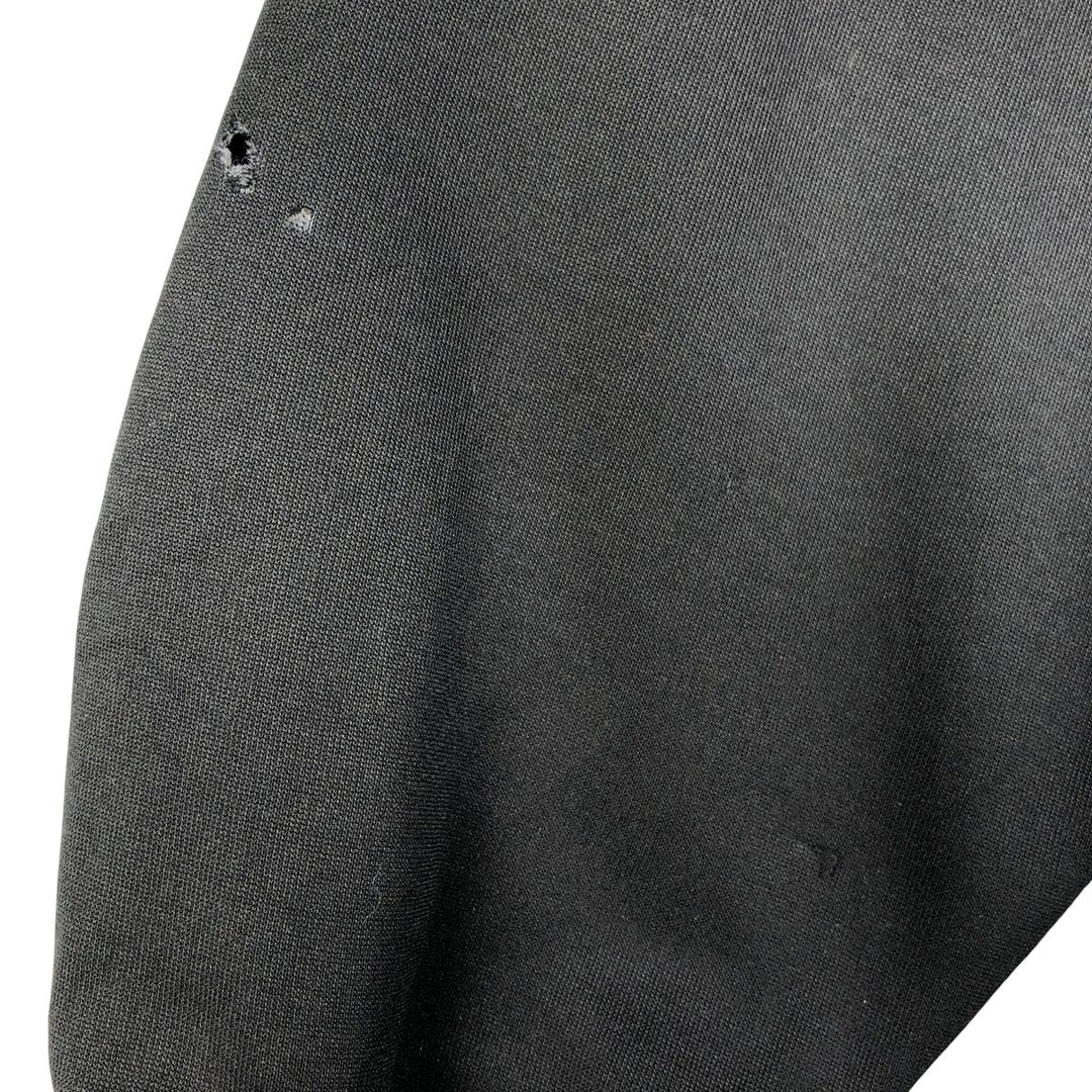 Vintage 80s-90'S adidas track jacket, men's M size polyester black type Vintage Second Hand