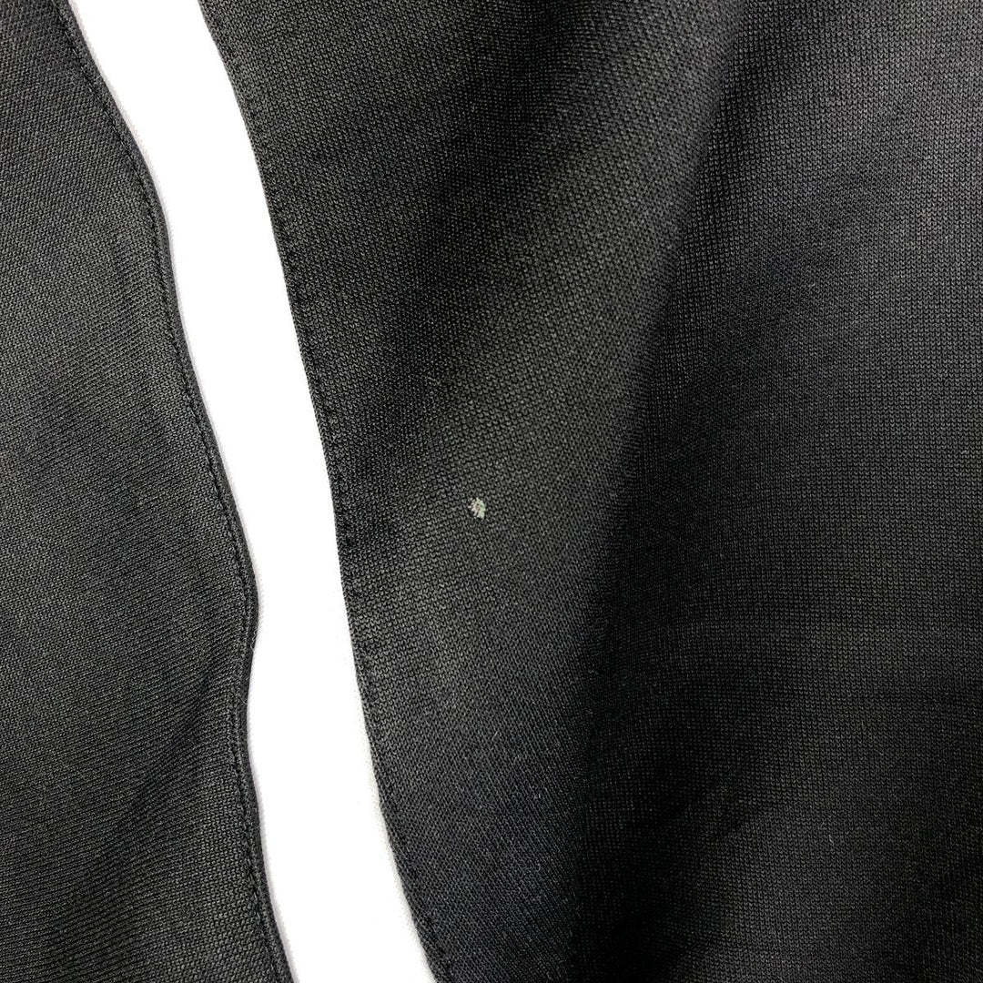 Vintage 80s-90'S adidas track jacket, men's M size polyester black type Vintage Second Hand