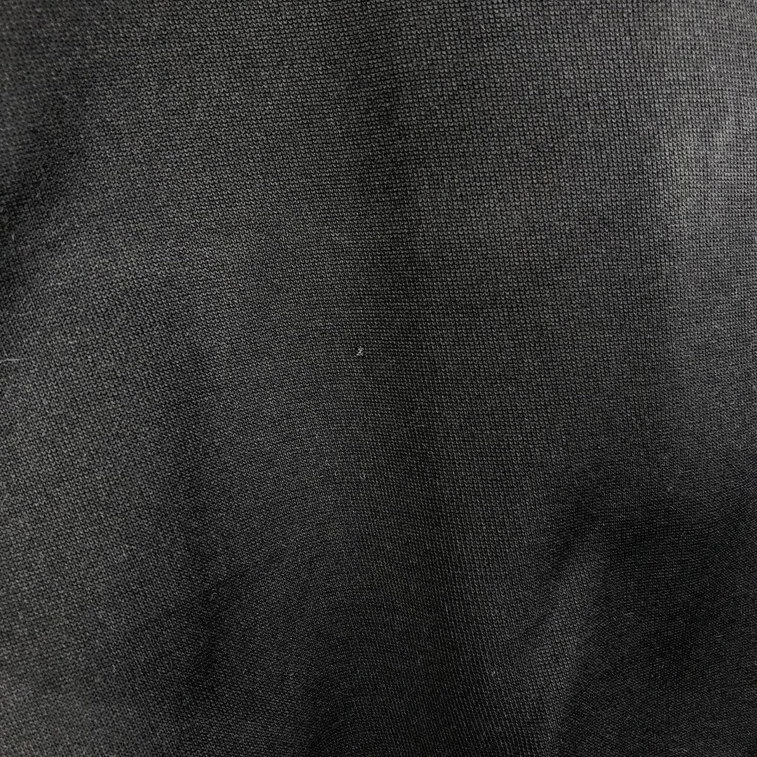 Vintage 80s-90'S adidas track jacket, men's M size polyester black type Vintage Second Hand