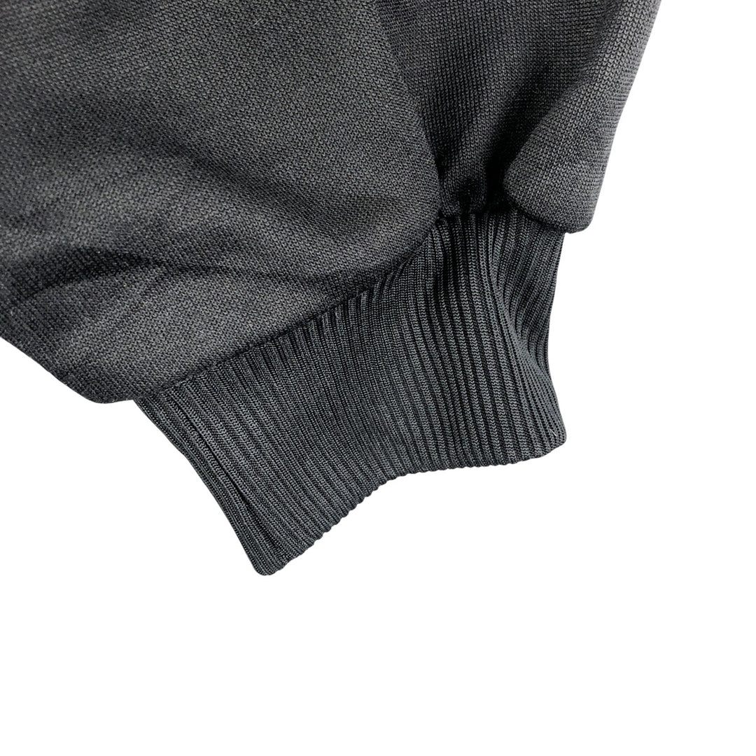 Vintage 80s-90'S adidas track jacket, men's M size polyester black type Vintage Second Hand