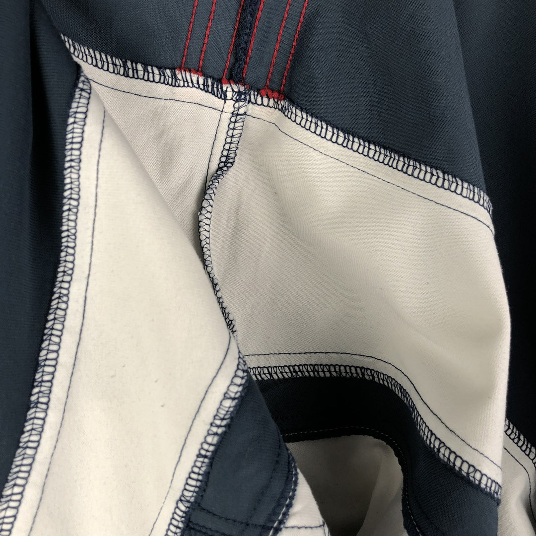 Vintage 90s-00'S Adidas Velour Jersey Track Jacket, Men's Size Small polyester Navy blue Vintage Second Hand