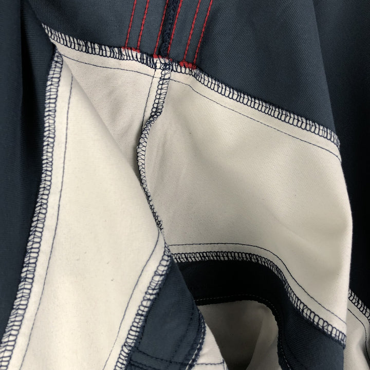 Vintage 90s-00'S Adidas Velour Jersey Track Jacket, Men's Size Small polyester Navy blue Vintage Second Hand