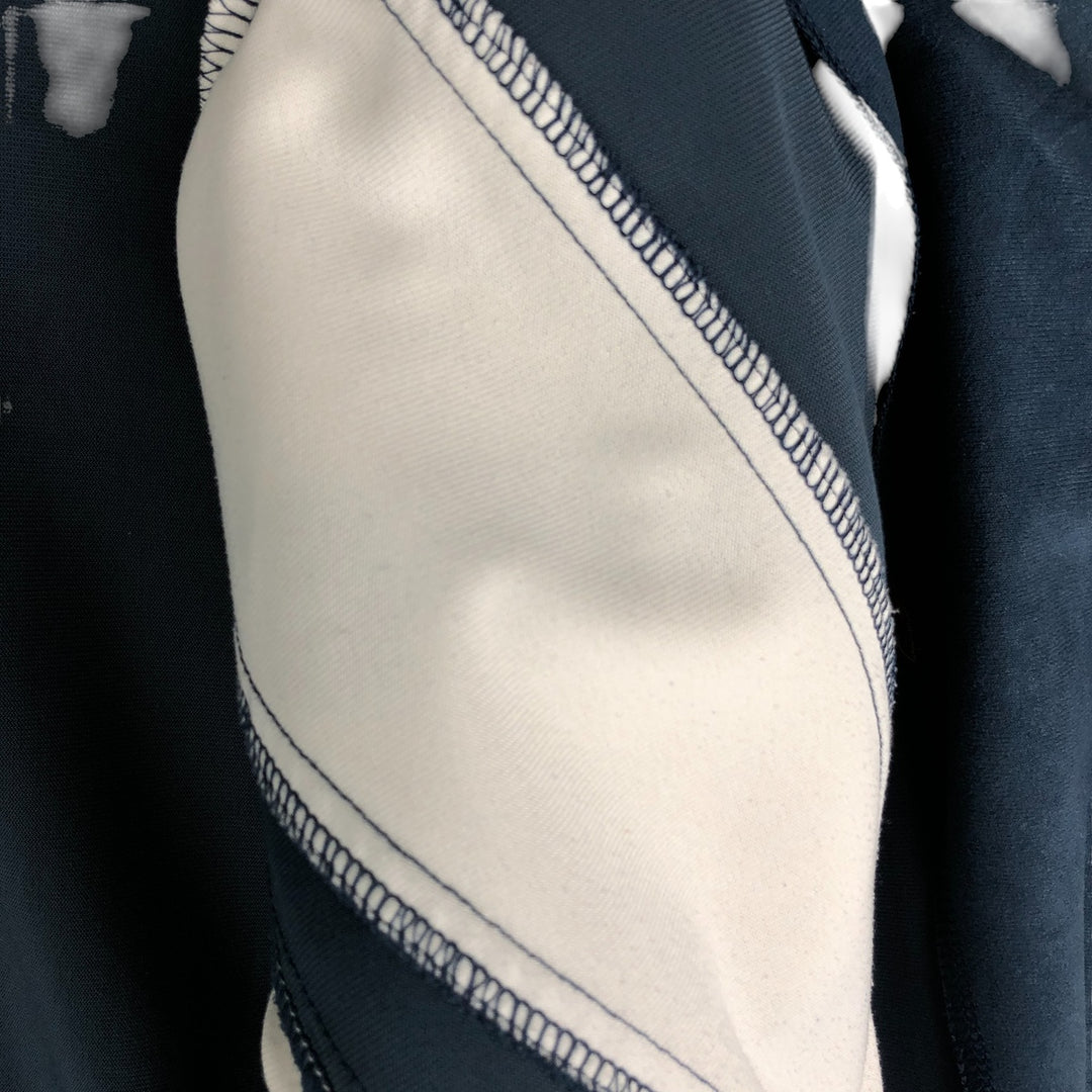 Vintage 90s-00'S Adidas Velour Jersey Track Jacket, Men's Size Small polyester Navy blue Vintage Second Hand