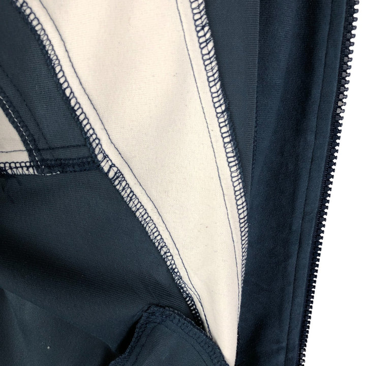 Vintage 90s-00'S Adidas Velour Jersey Track Jacket, Men's Size Small polyester Navy blue Vintage Second Hand