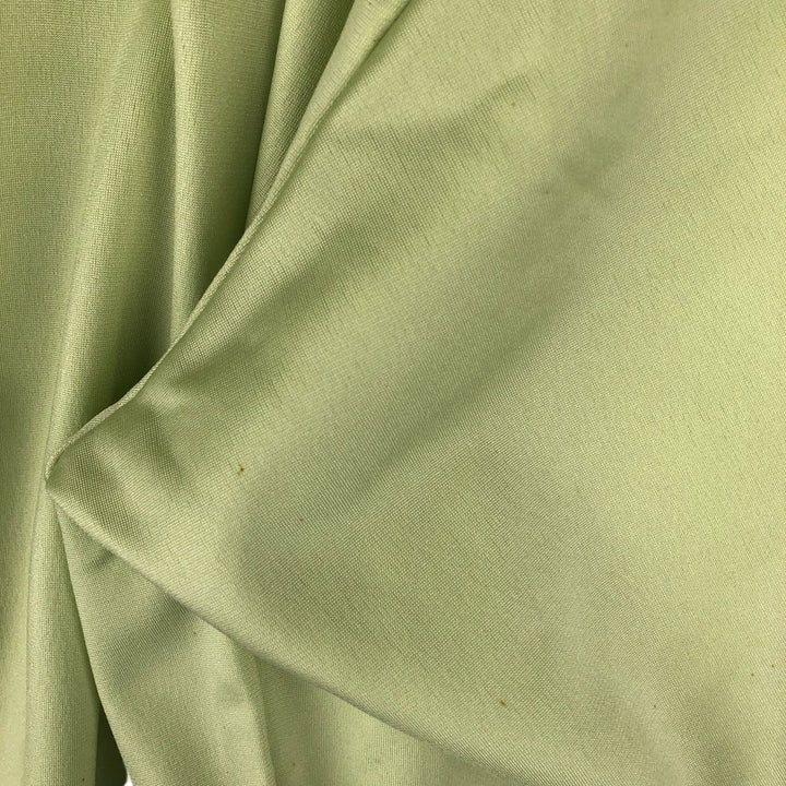 Vintage 80s-90'S Adidas back logo track jacket, size M, men's polyester green type yellow green Vintage Second Hand