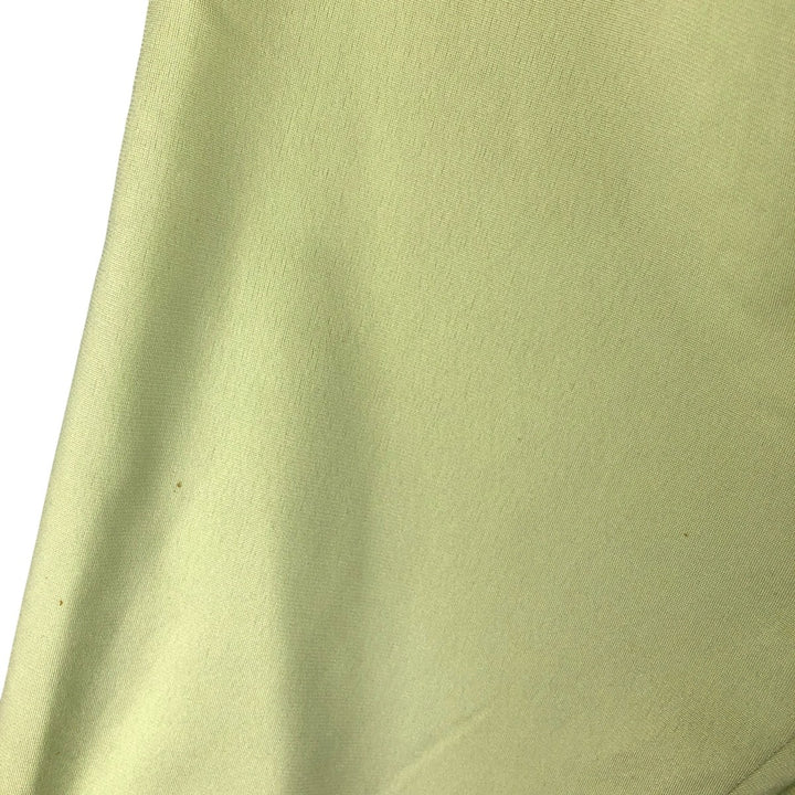 Vintage 80s-90'S Adidas back logo track jacket, size M, men's polyester green type yellow green Vintage Second Hand