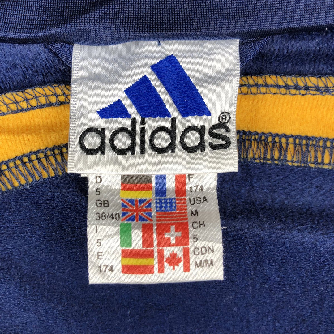 Vintage 90s-00'S Adidas La Liga Real Madrid Track Jacket, Men's Size Medium polyester navy blue type Vintage Second Hand