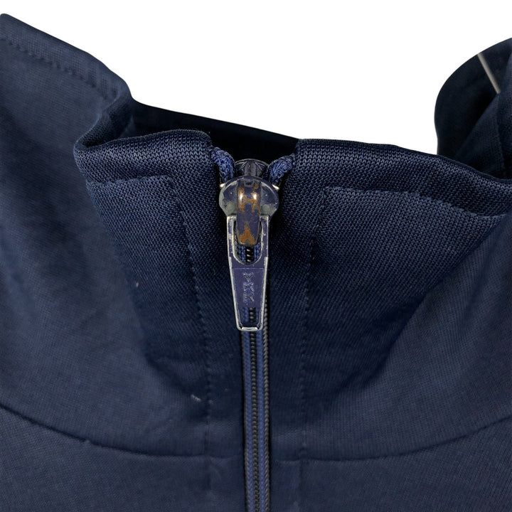 Vintage 1980'S Adidas tricolor track jacket, size L, men's unclear navy blue type Vintage Second Hand