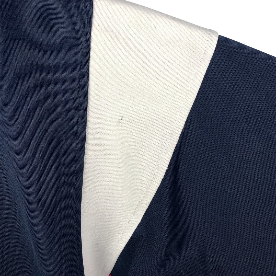 Vintage 1980'S Adidas tricolor track jacket, size L, men's unclear navy blue type Vintage Second Hand