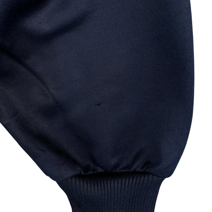 Vintage 1980'S Adidas tricolor track jacket, size L, men's unclear navy blue type Vintage Second Hand