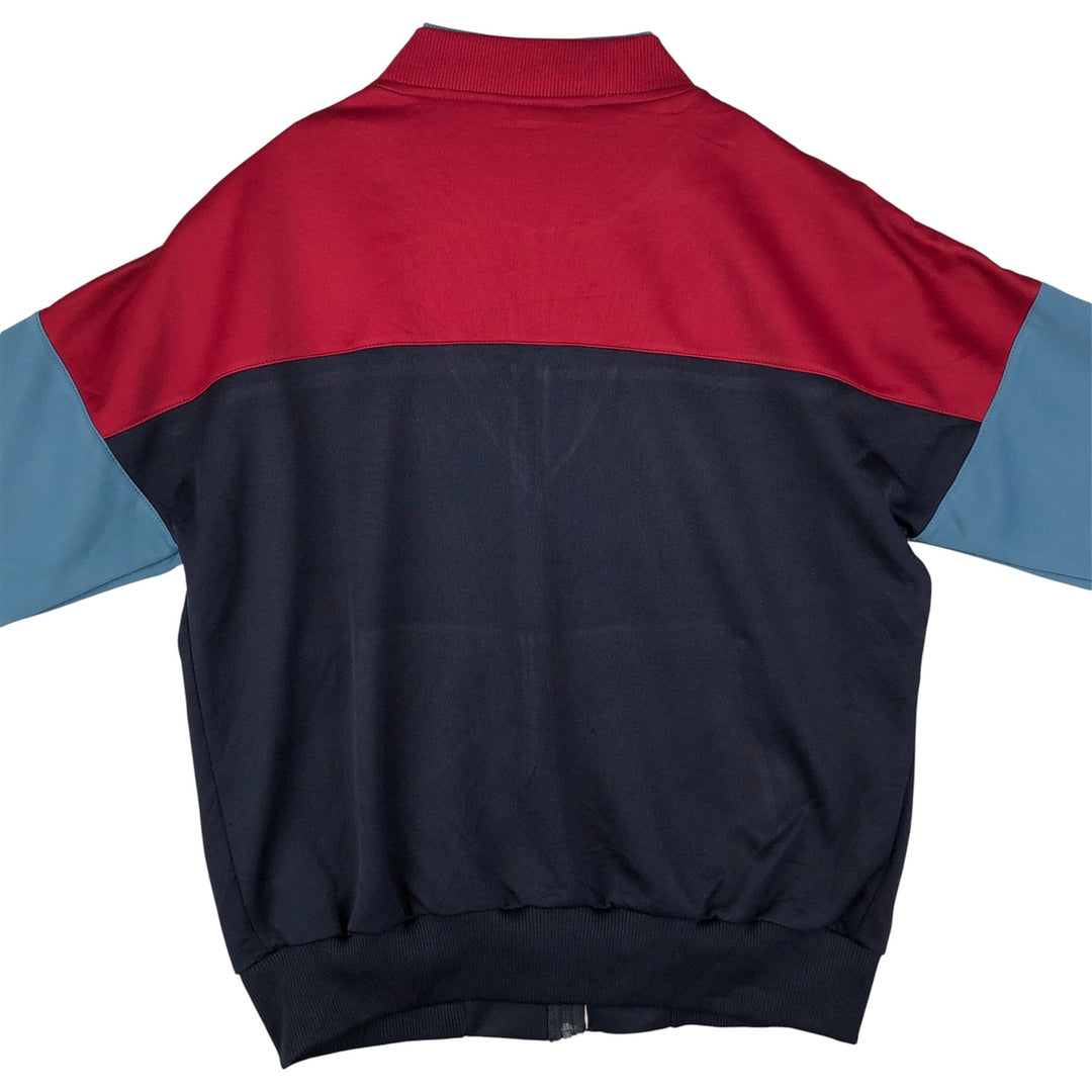 Vintage 70s-80'S Adidas track jacket, men's size XL polyester burgundy type Vintage Second Hand