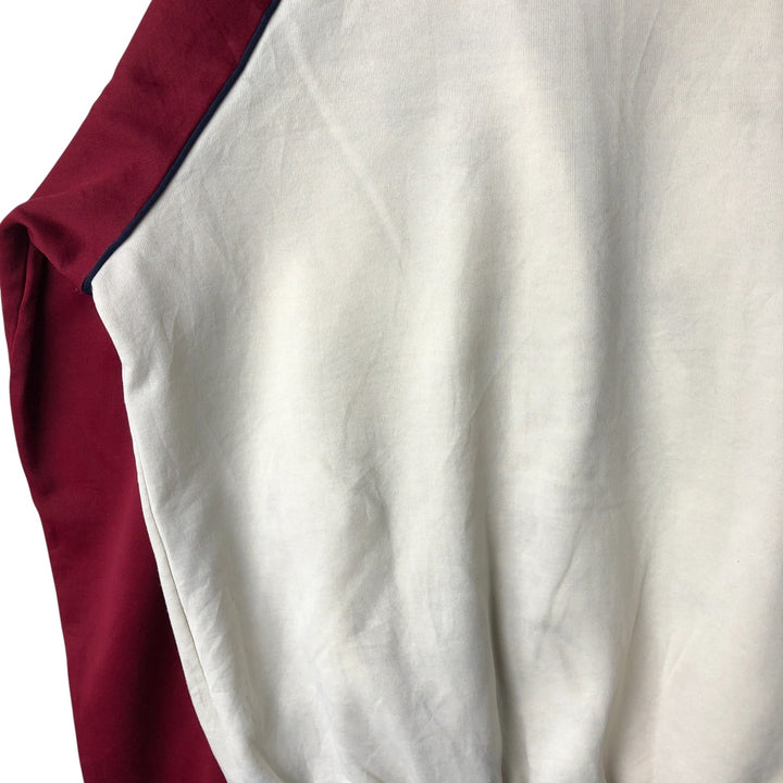 Vintage 80'S adidas track jacket, size M for men unclear burgundy type Vintage Second Hand