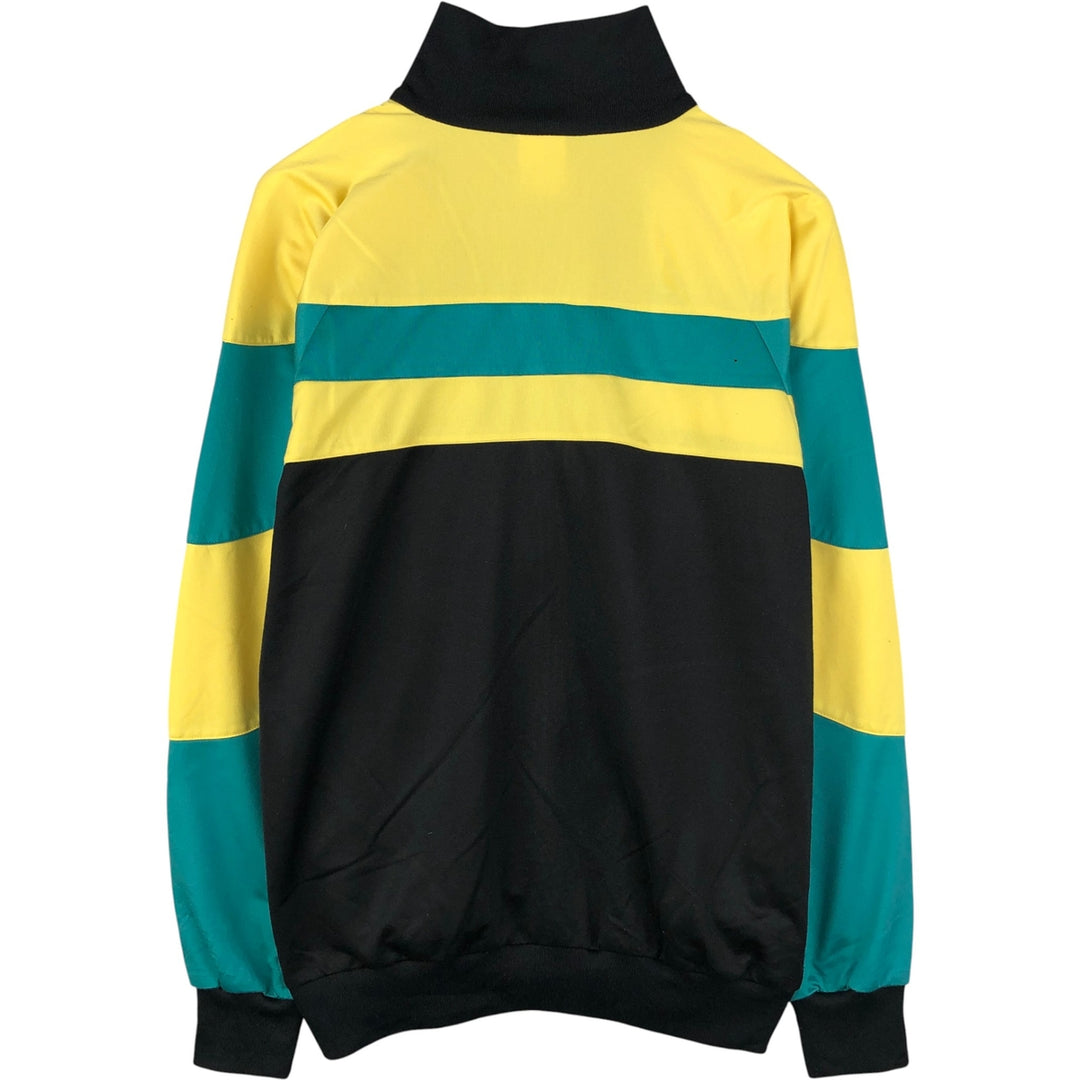 Vintage 70s-80'S adidas track jacket, men's size L polyester black type Vintage Second Hand