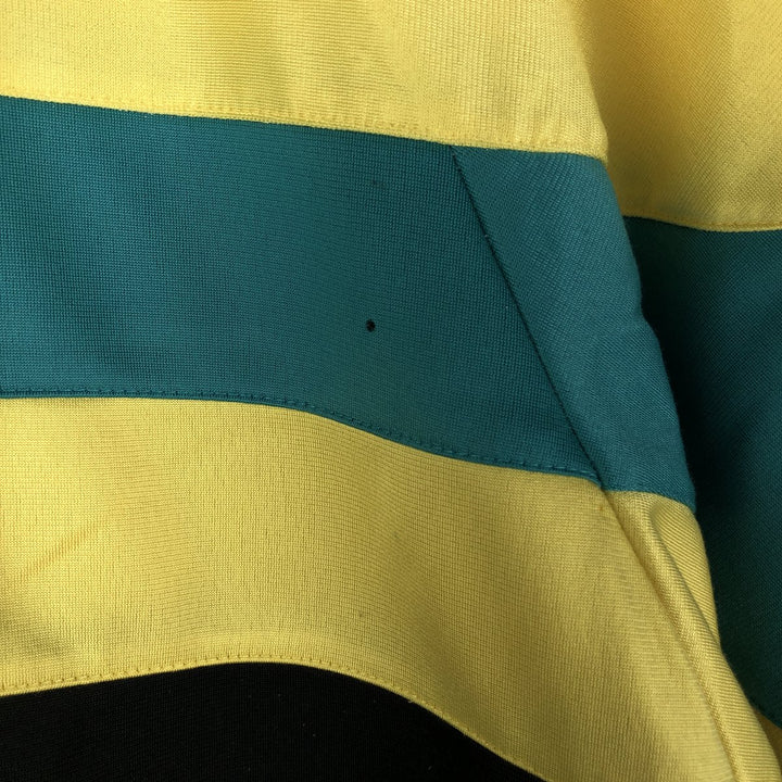 Vintage 70s-80'S adidas track jacket, men's size L polyester black type Vintage Second Hand