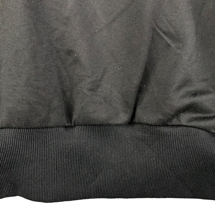 Vintage 70s-80'S adidas track jacket, men's size L polyester black type Vintage Second Hand