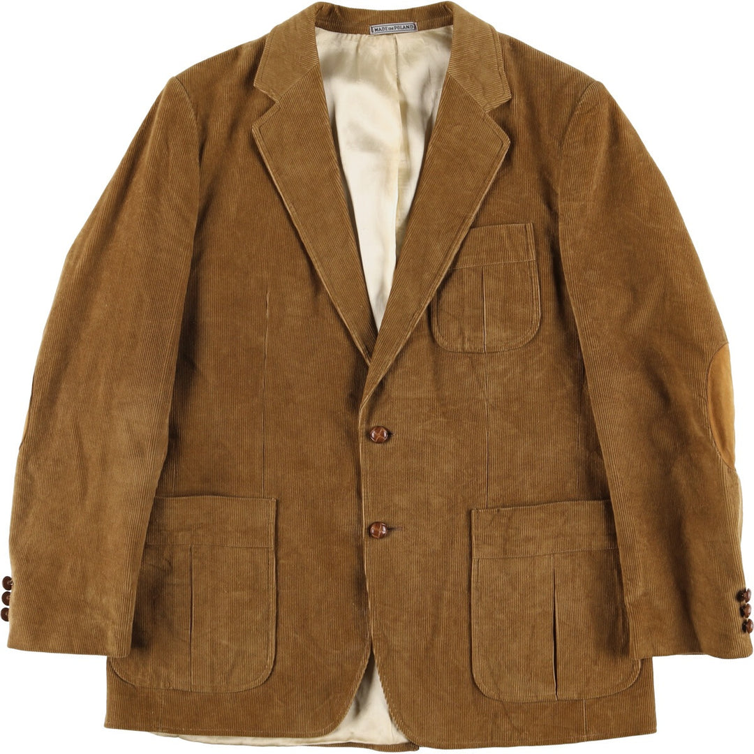 Brad Whitney Vintage Corduroy Tailored Jacket, Men's Size L cotton Beige type Vintage Second Hand