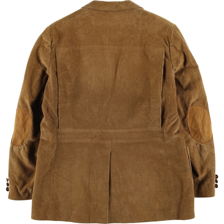 Brad Whitney Vintage Corduroy Tailored Jacket, Men's Size L cotton Beige type Vintage Second Hand
