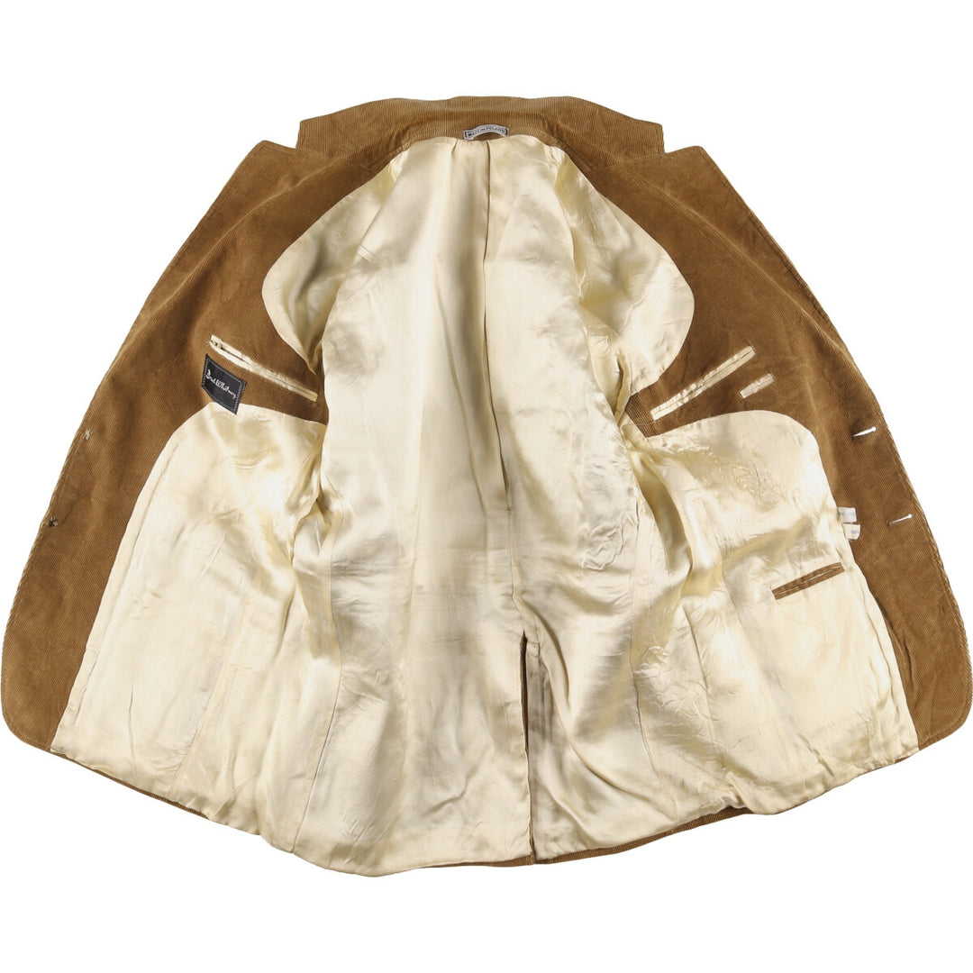 Brad Whitney Vintage Corduroy Tailored Jacket, Men's Size L cotton Beige type Vintage Second Hand