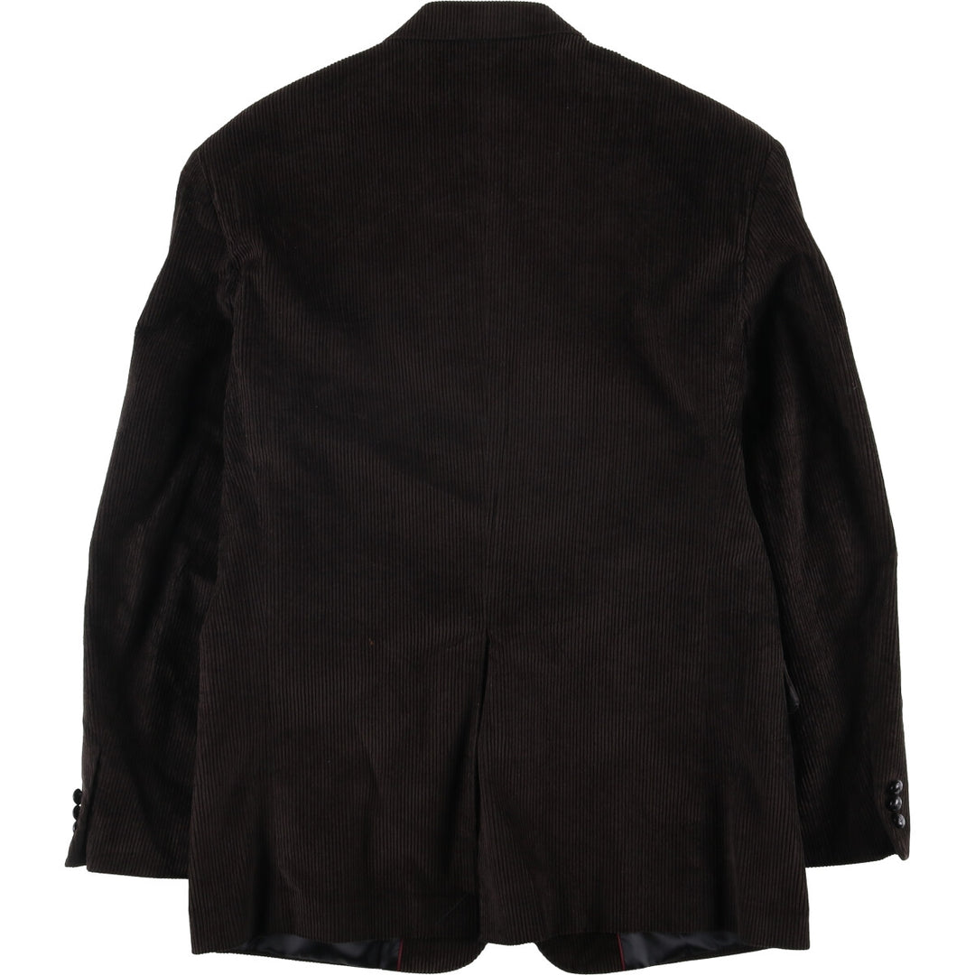 Jeremy Cobb Corduroy Tailored Jacket, Men's Size Medium cotton brown type Vintage Second Hand