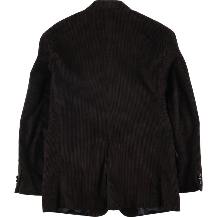 Jeremy Cobb Corduroy Tailored Jacket, Men's Size Medium cotton brown type Vintage Second Hand