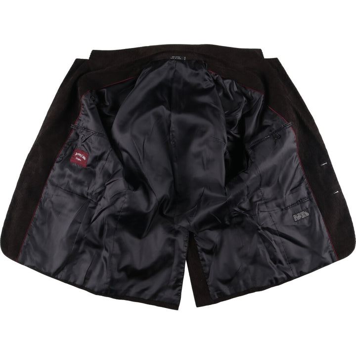 Jeremy Cobb Corduroy Tailored Jacket, Men's Size Medium cotton brown type Vintage Second Hand