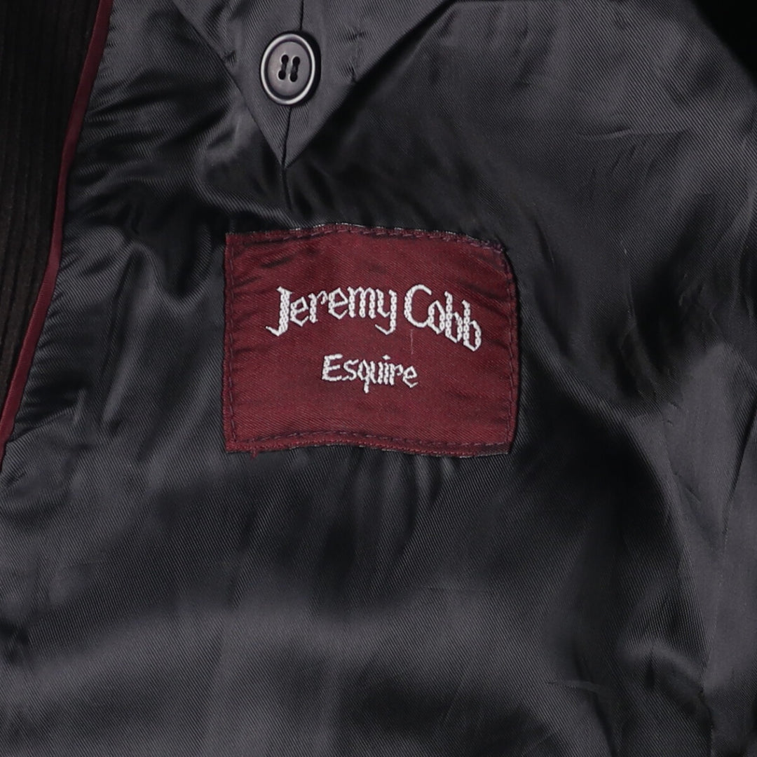 Jeremy Cobb Corduroy Tailored Jacket, Men's Size Medium cotton brown type Vintage Second Hand