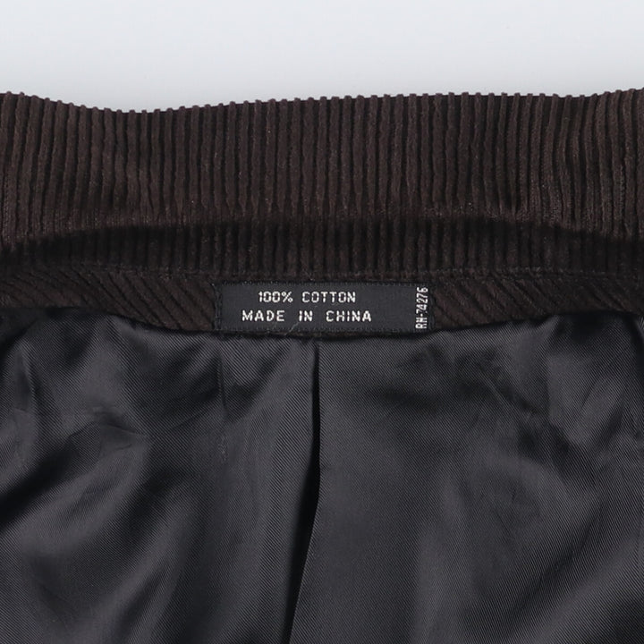 Jeremy Cobb Corduroy Tailored Jacket, Men's Size Medium cotton brown type Vintage Second Hand