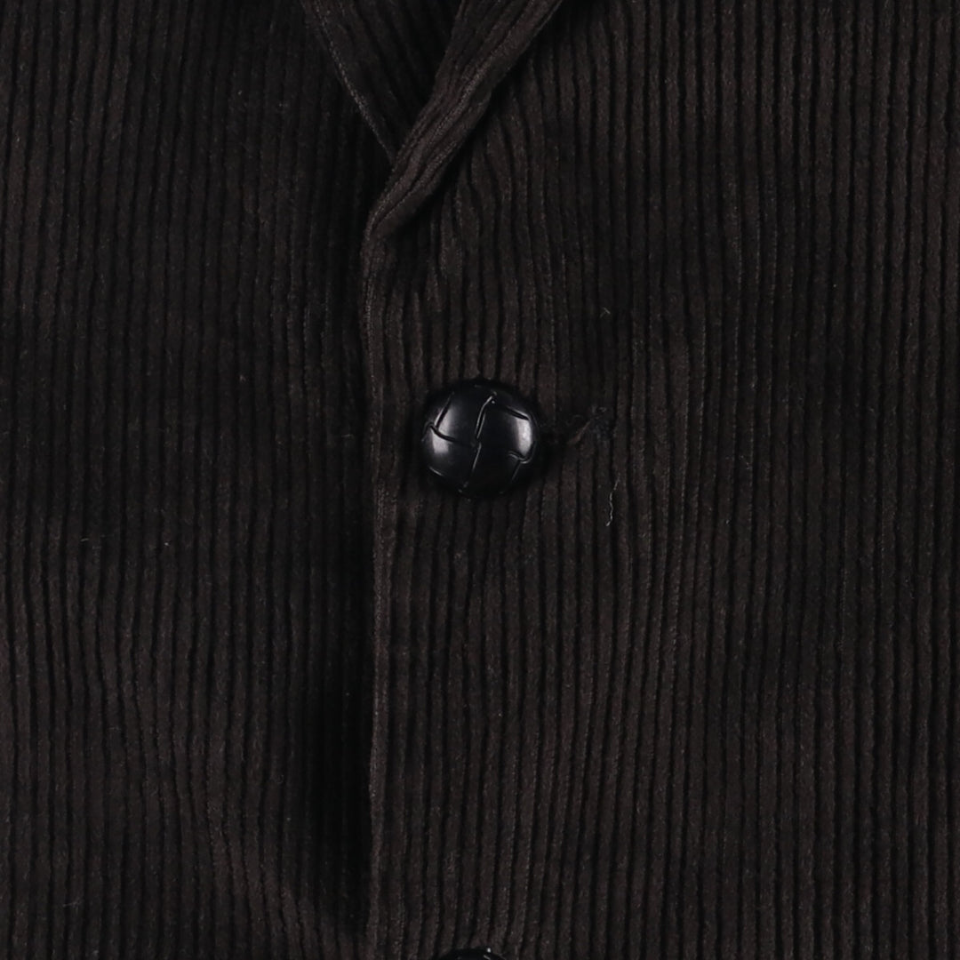 Jeremy Cobb Corduroy Tailored Jacket, Men's Size Medium cotton brown type Vintage Second Hand