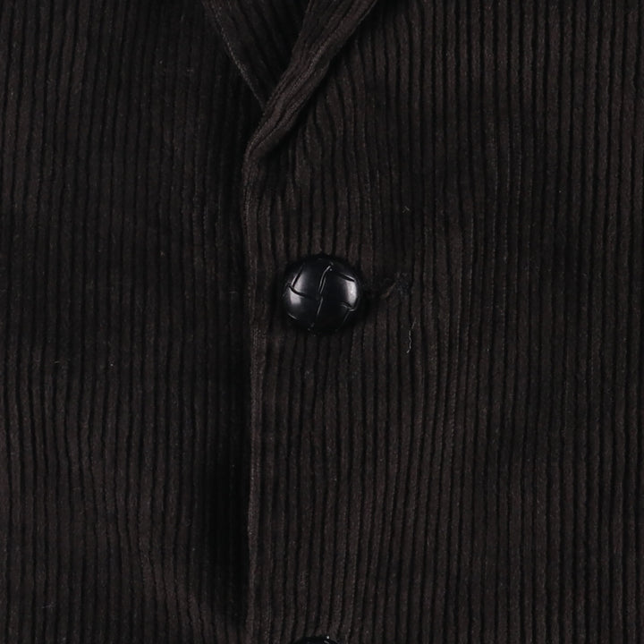 Jeremy Cobb Corduroy Tailored Jacket, Men's Size Medium cotton brown type Vintage Second Hand