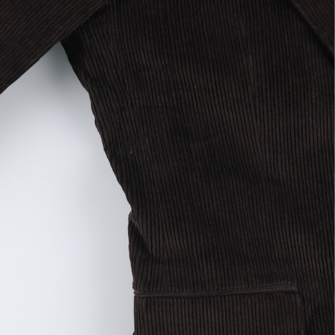 Jeremy Cobb Corduroy Tailored Jacket, Men's Size Medium cotton brown type Vintage Second Hand