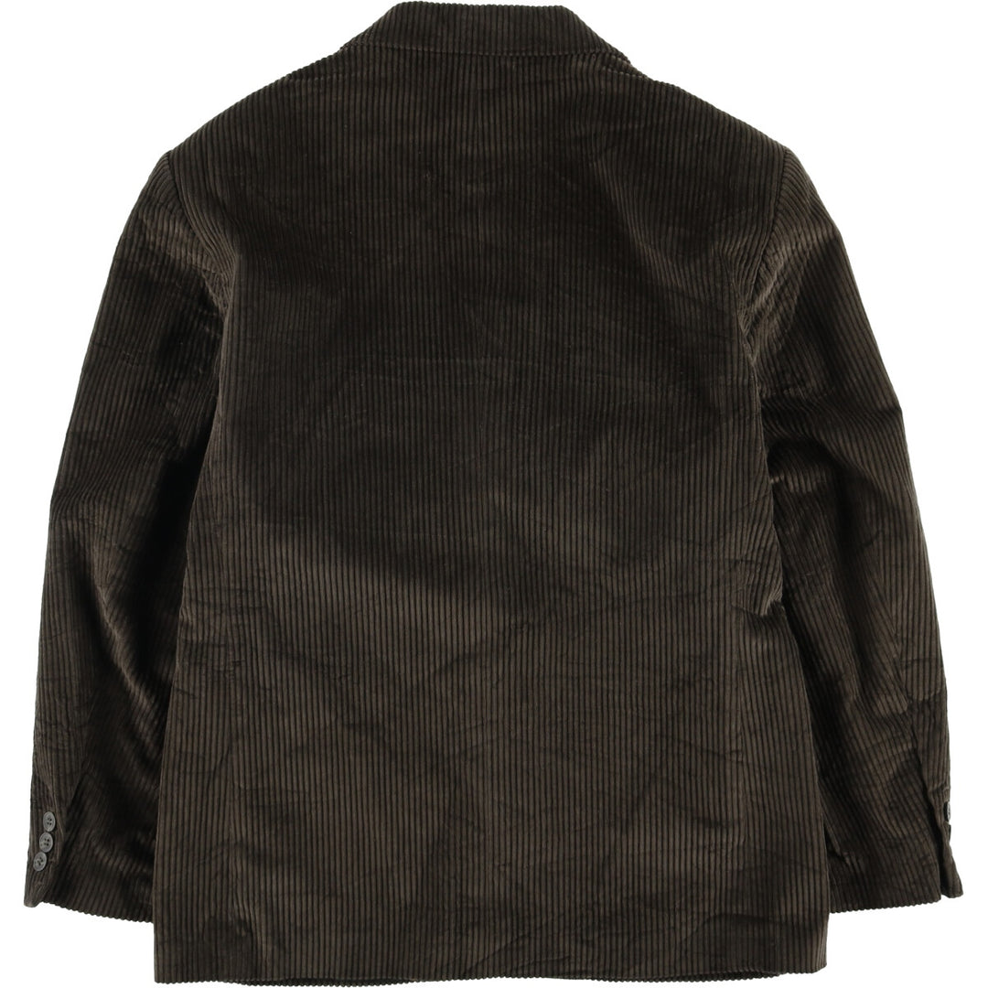 MEMBERS ONLY Corduroy Tailored Jacket, Men's Size L cotton gray type Vintage Second Hand