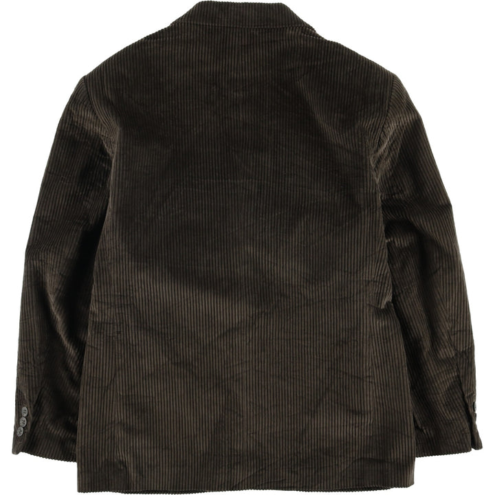 MEMBERS ONLY Corduroy Tailored Jacket, Men's Size L cotton gray type Vintage Second Hand