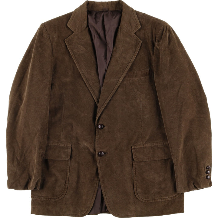 Sears The Men's Store Vintage Corduroy Tailored Jacket, Men's Size Medium unclear brown type Vintage Second Hand