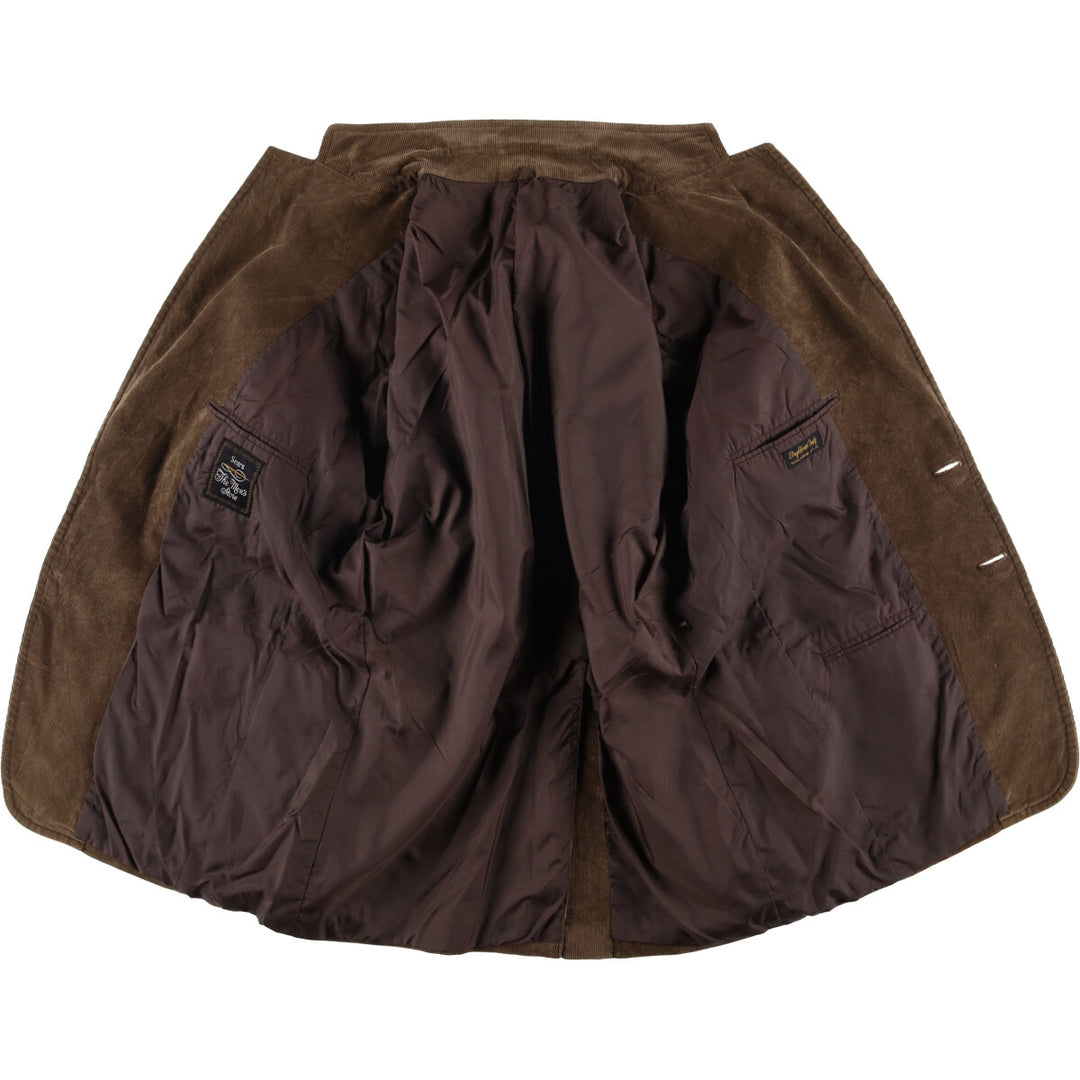 Sears The Men's Store Vintage Corduroy Tailored Jacket, Men's Size Medium unclear brown type Vintage Second Hand