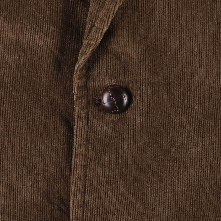Sears The Men's Store Vintage Corduroy Tailored Jacket, Men's Size Medium unclear brown type Vintage Second Hand