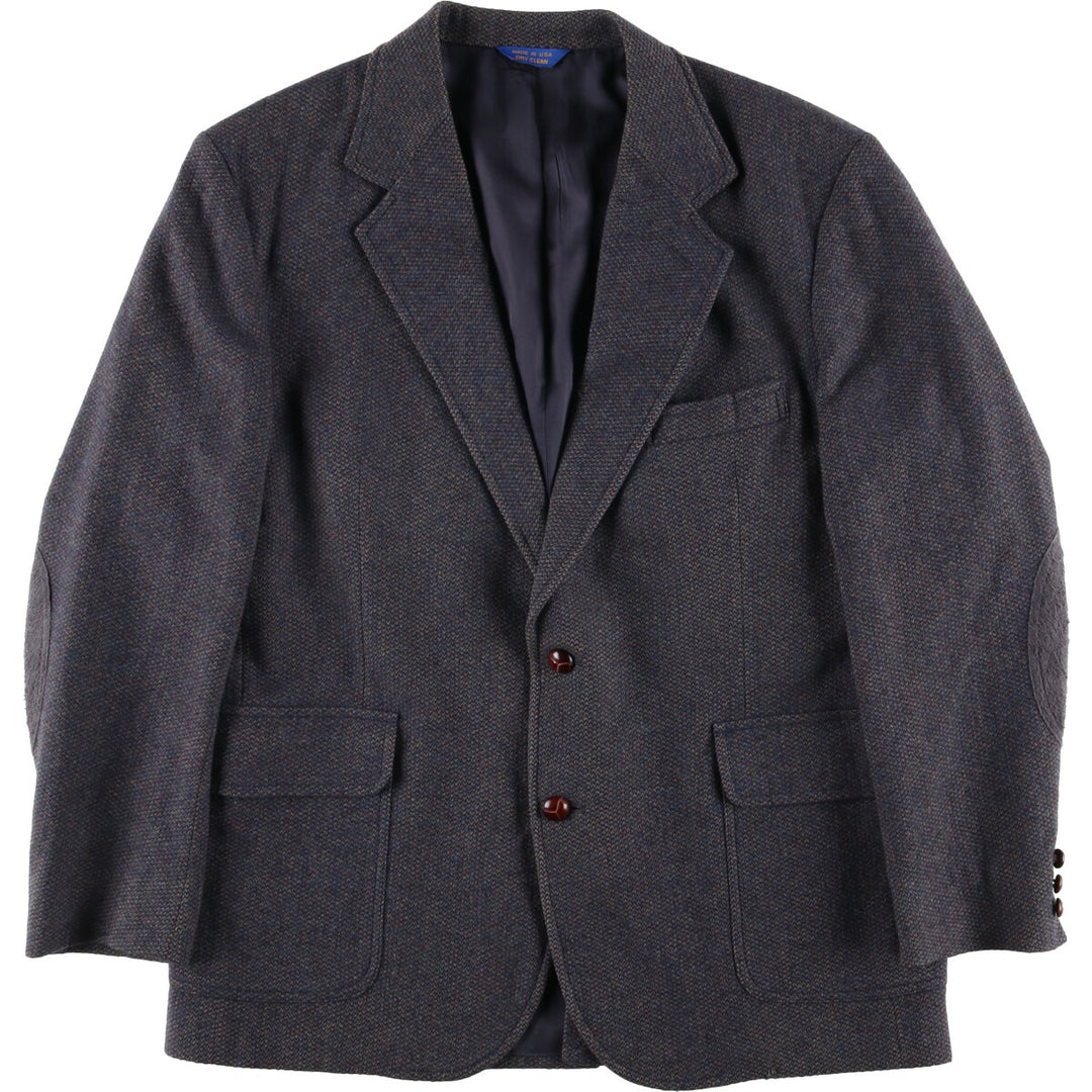 Pendleton wool tailored jacket, made in the USA, men's size L wool Charcoal Vintage Second Hand