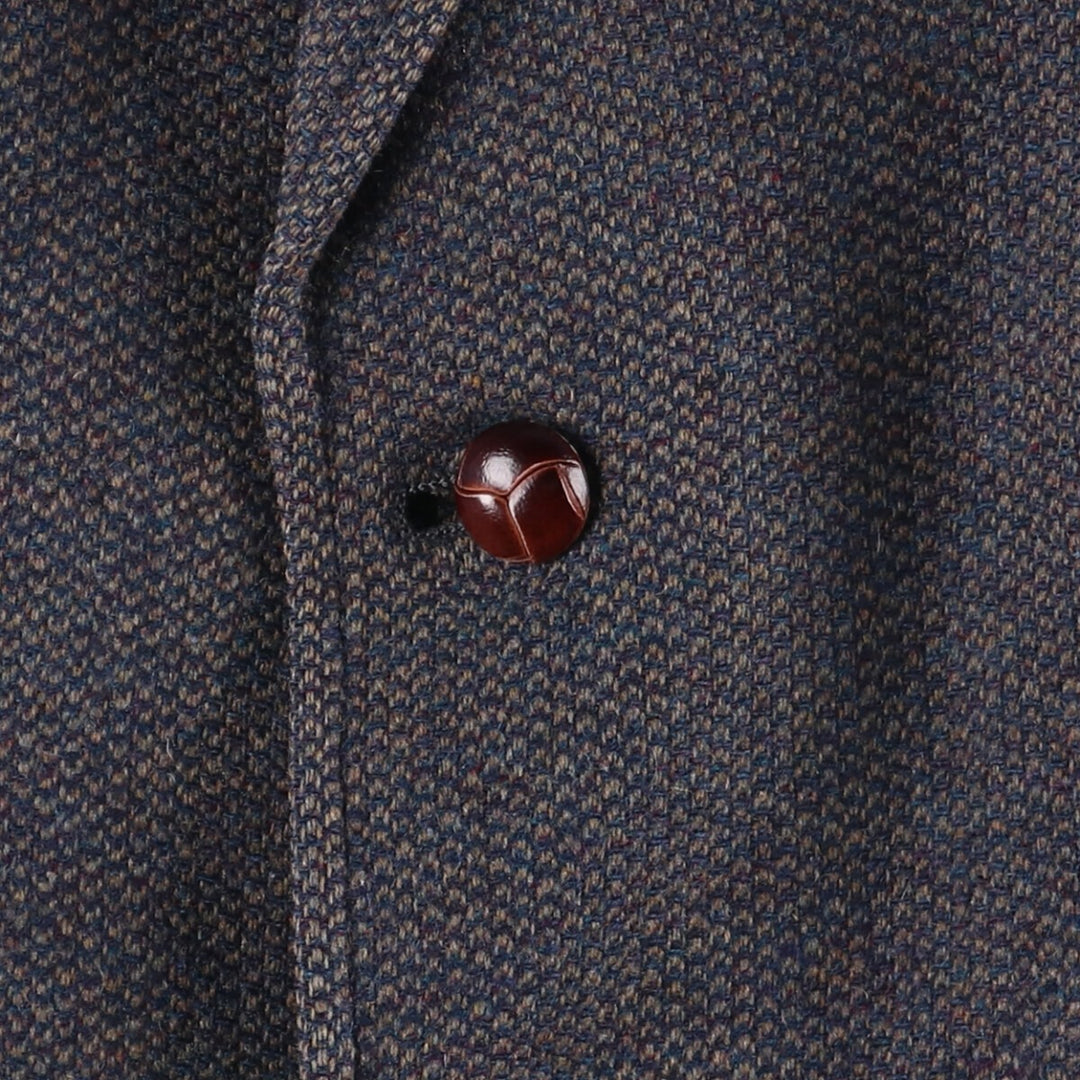 Pendleton wool tailored jacket, made in the USA, men's size L wool Charcoal Vintage Second Hand