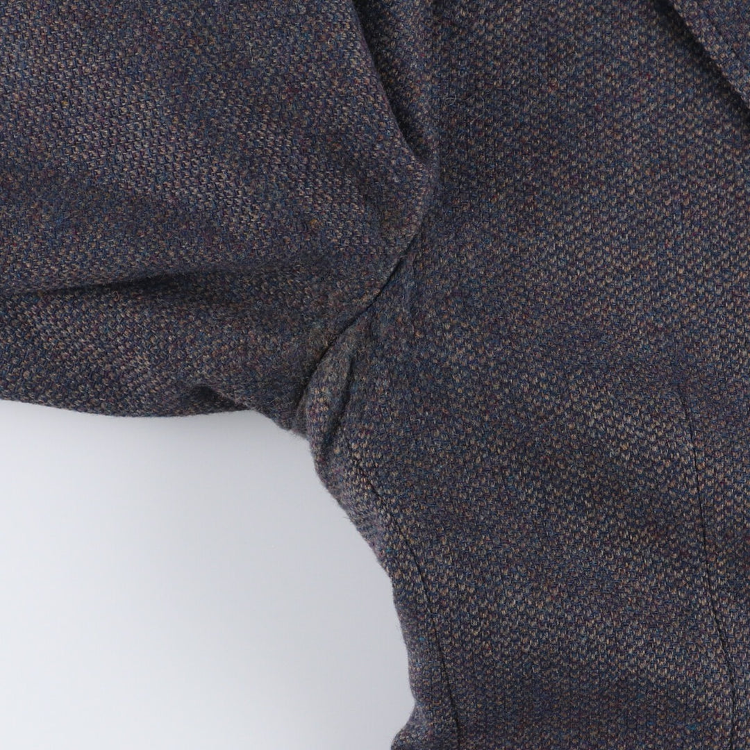 Pendleton wool tailored jacket, made in the USA, men's size L wool Charcoal Vintage Second Hand