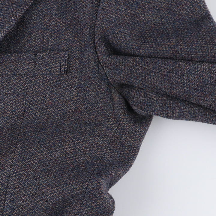 Pendleton wool tailored jacket, made in the USA, men's size L wool Charcoal Vintage Second Hand