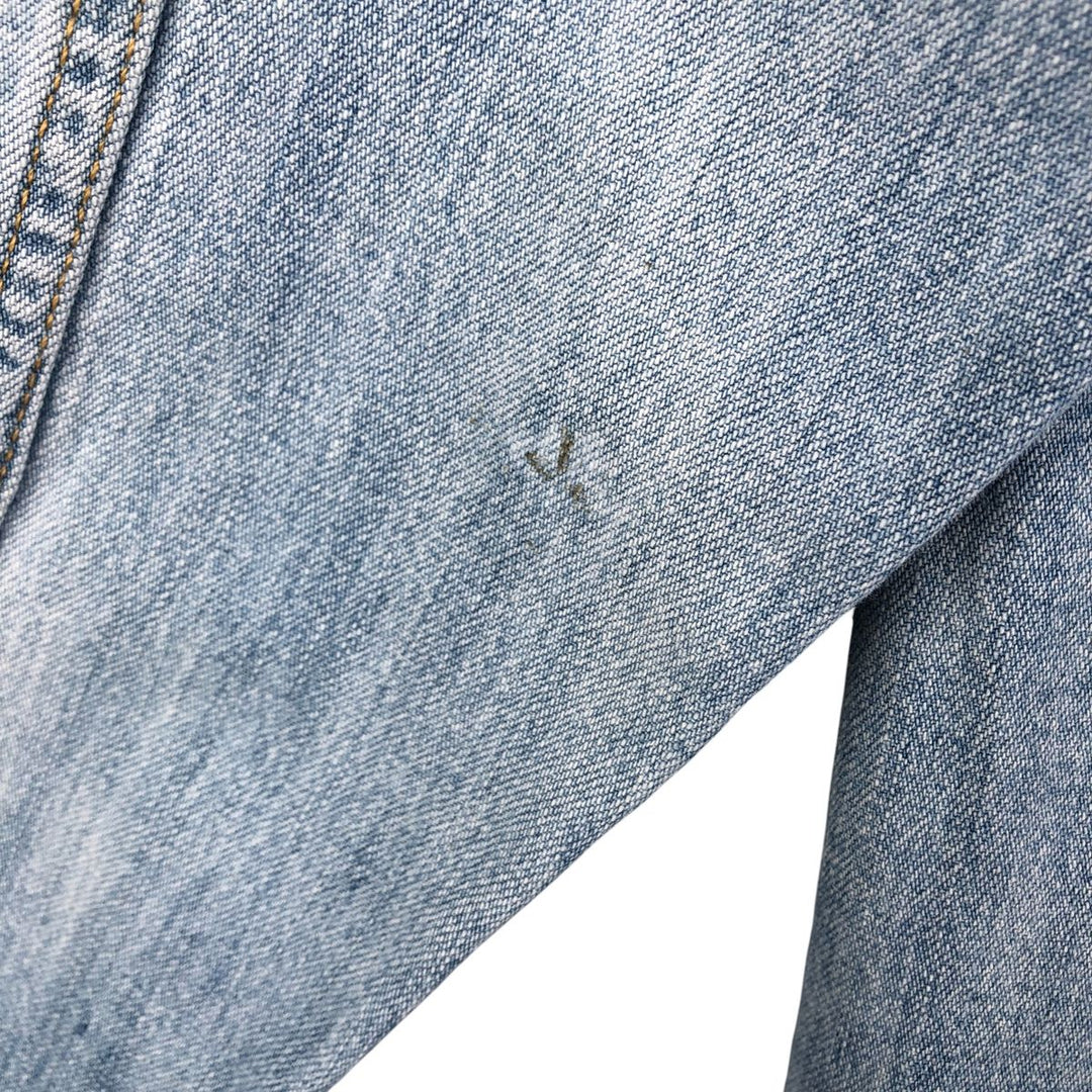 90s-00'S Levi's Jeans Long Sleeve Denim Shirt, Men's Size XL, Vintage cotton Blue type light blue Vintage Second Hand