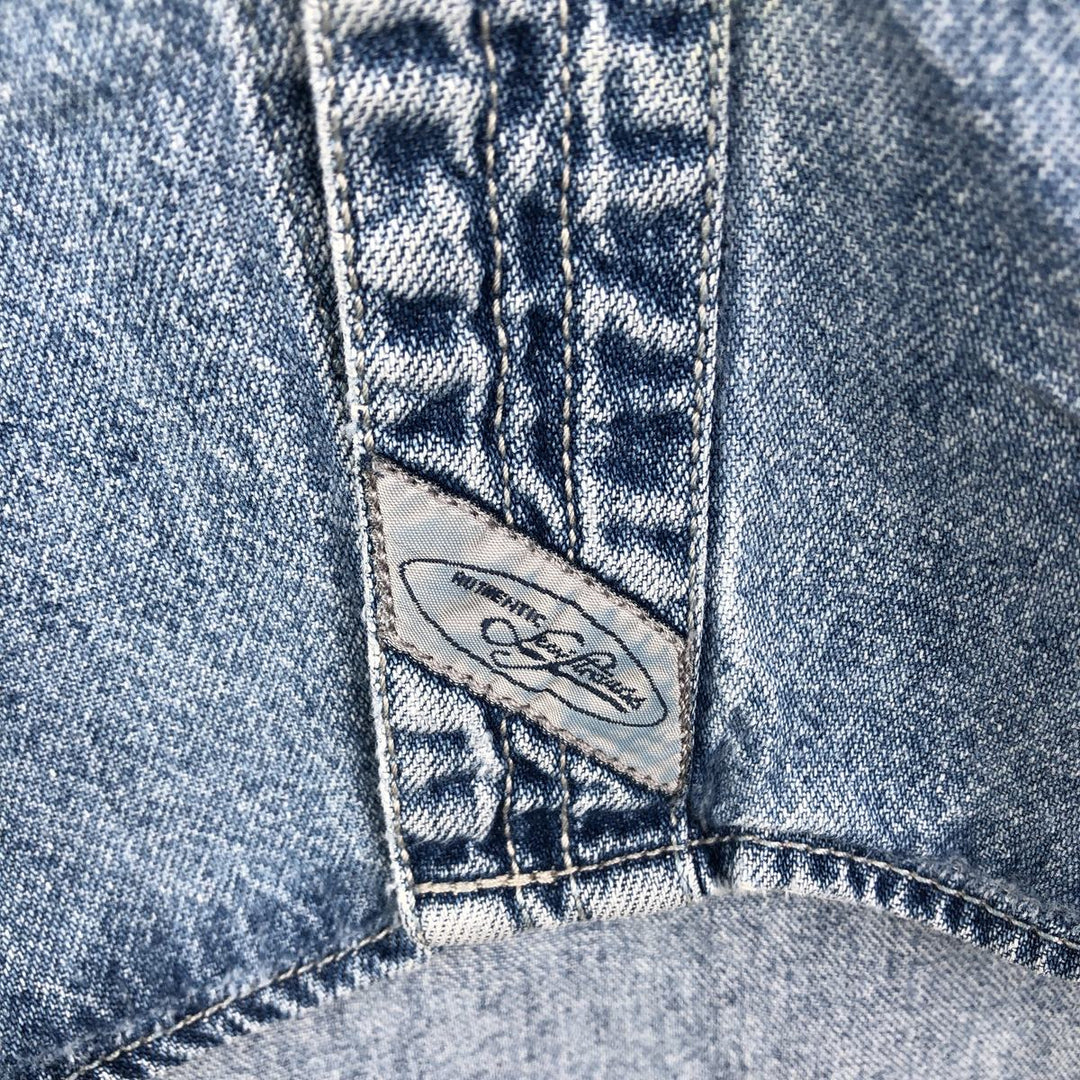 90'S Levi's Long Sleeve Denim Shirt, Men's XL, Vintage cotton Blue type light blue Vintage Second Hand