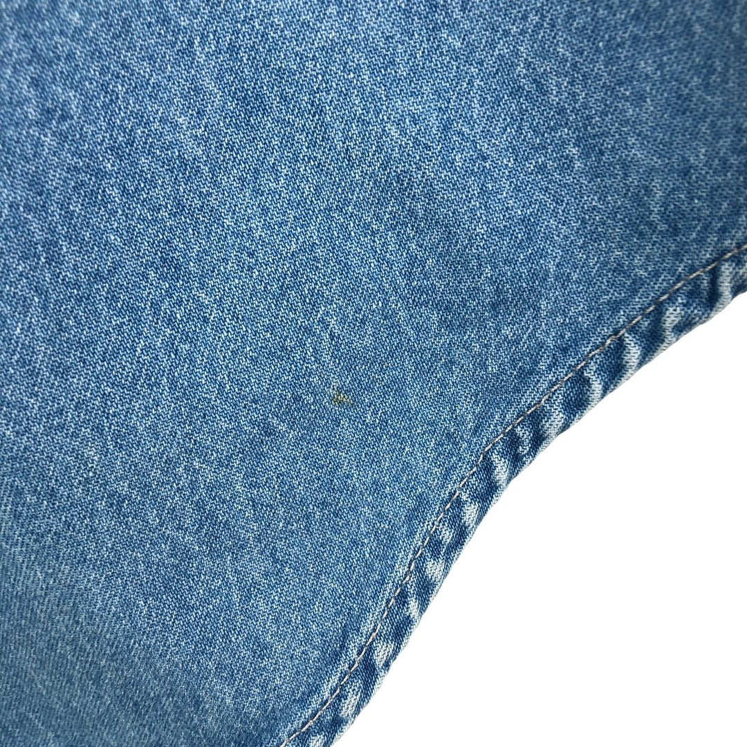90'S Levi's long-sleeved denim shirt, men's size M, vintage cotton Blue type light blue Vintage Second Hand