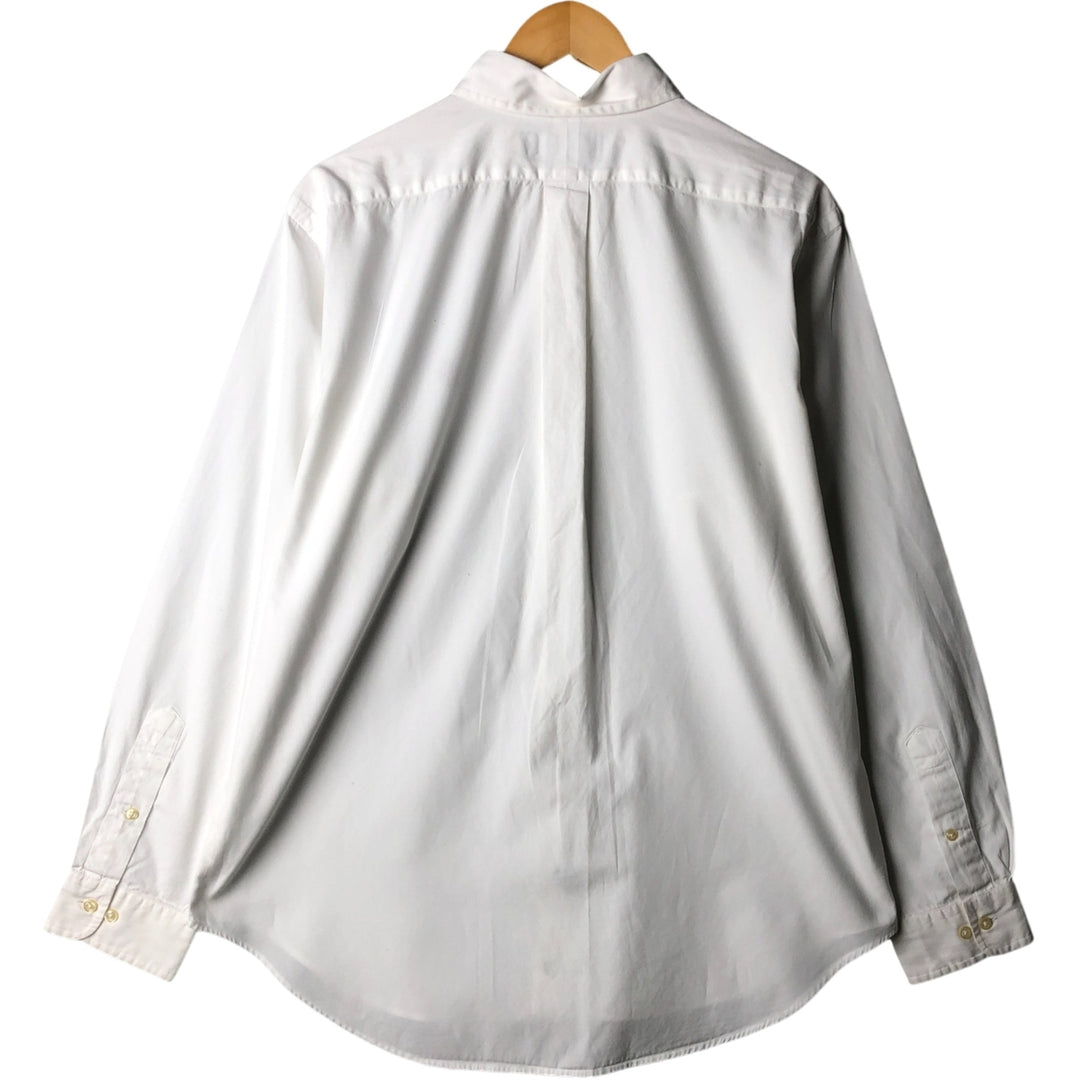 Ralph Lauren Classic Fit Long Sleeve Button Down Shirt Men's XL cotton white type Vintage Second Hand