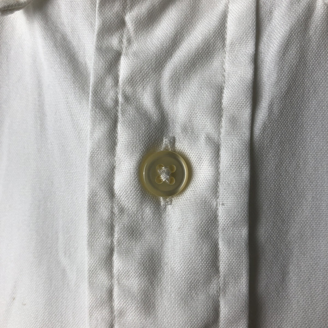 Ralph Lauren Classic Fit Long Sleeve Button Down Shirt Men's XL cotton white type Vintage Second Hand