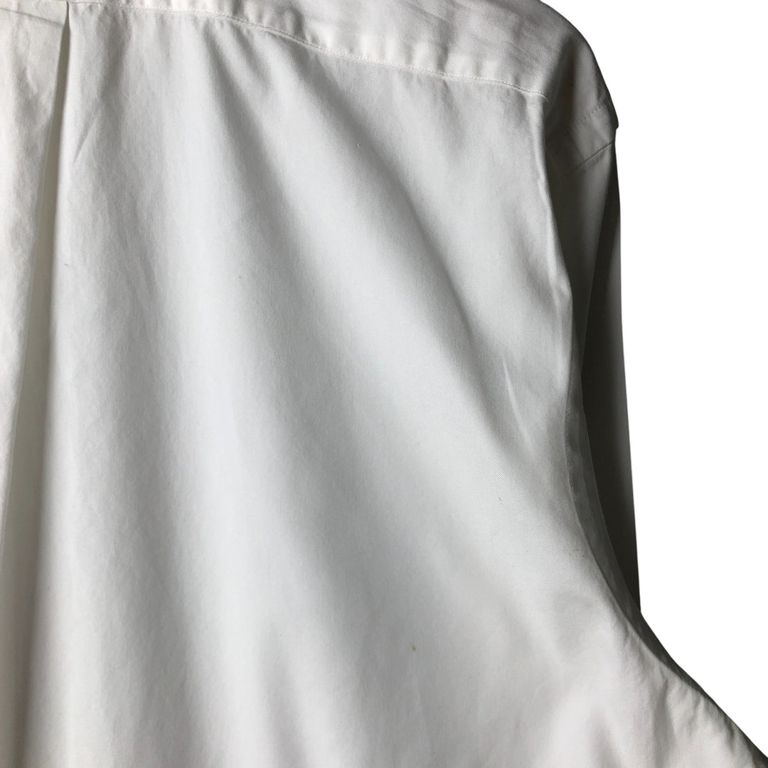 Ralph Lauren Classic Fit Long Sleeve Button Down Shirt Men's XL cotton white type Vintage Second Hand